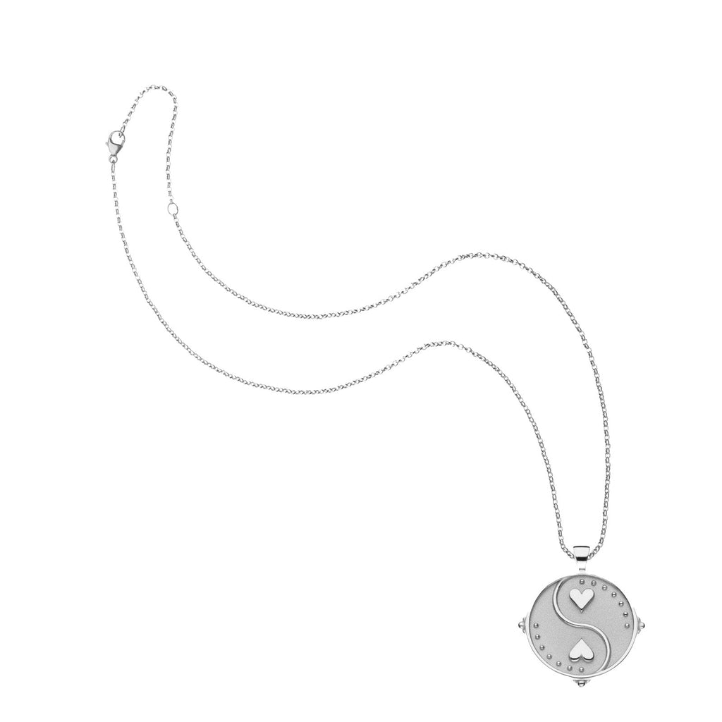 BALANCE JW Original Pendant Coin in Silver