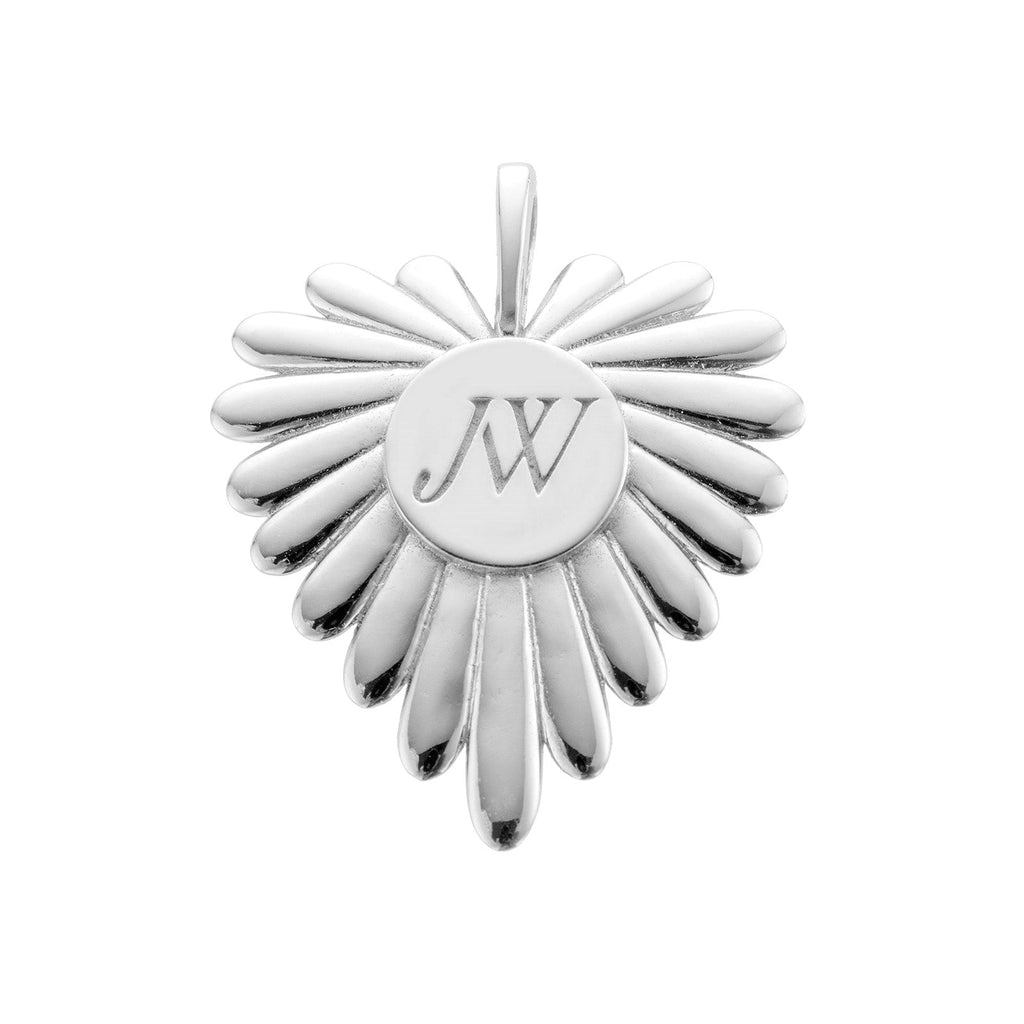 LOVE Full-Heart Pendant in Silver