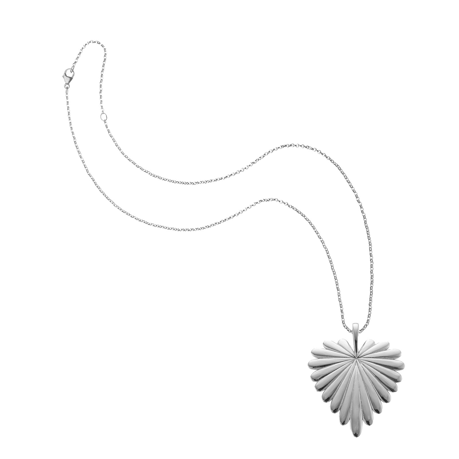 LOVE Full-Heart Pendant in Silver